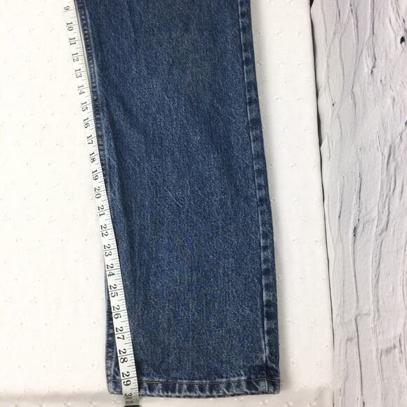 Wrangler Men's Cowboy Jeans Classic 5 Pocket Blue Straight Leg Size 34 x 30 - Picture 10 of 11